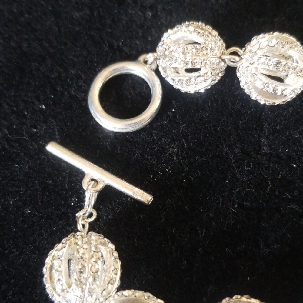 BRAND NEW Ralph Lauren Silver CZ Bracelet - Picture 4 of 5